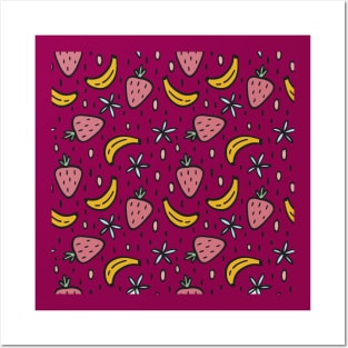 FRUITS PATTERN Posters and Art